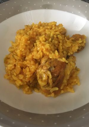 Una foto de Arroz con pollo