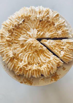 Foto di Cheesecake ai biscotti al latte