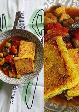 Ratatouille avagy a francia lecsó polentával - gluténmentes recept fotója
