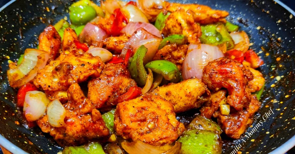 Chilli chicken (dry) Recipe by Susmita Patnaik Cookpad