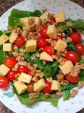 ENSALADA DE RÚCULA, NUECES, QUESO Y CHERRY 😘🧀😍😘🧀😍😘🧀😍