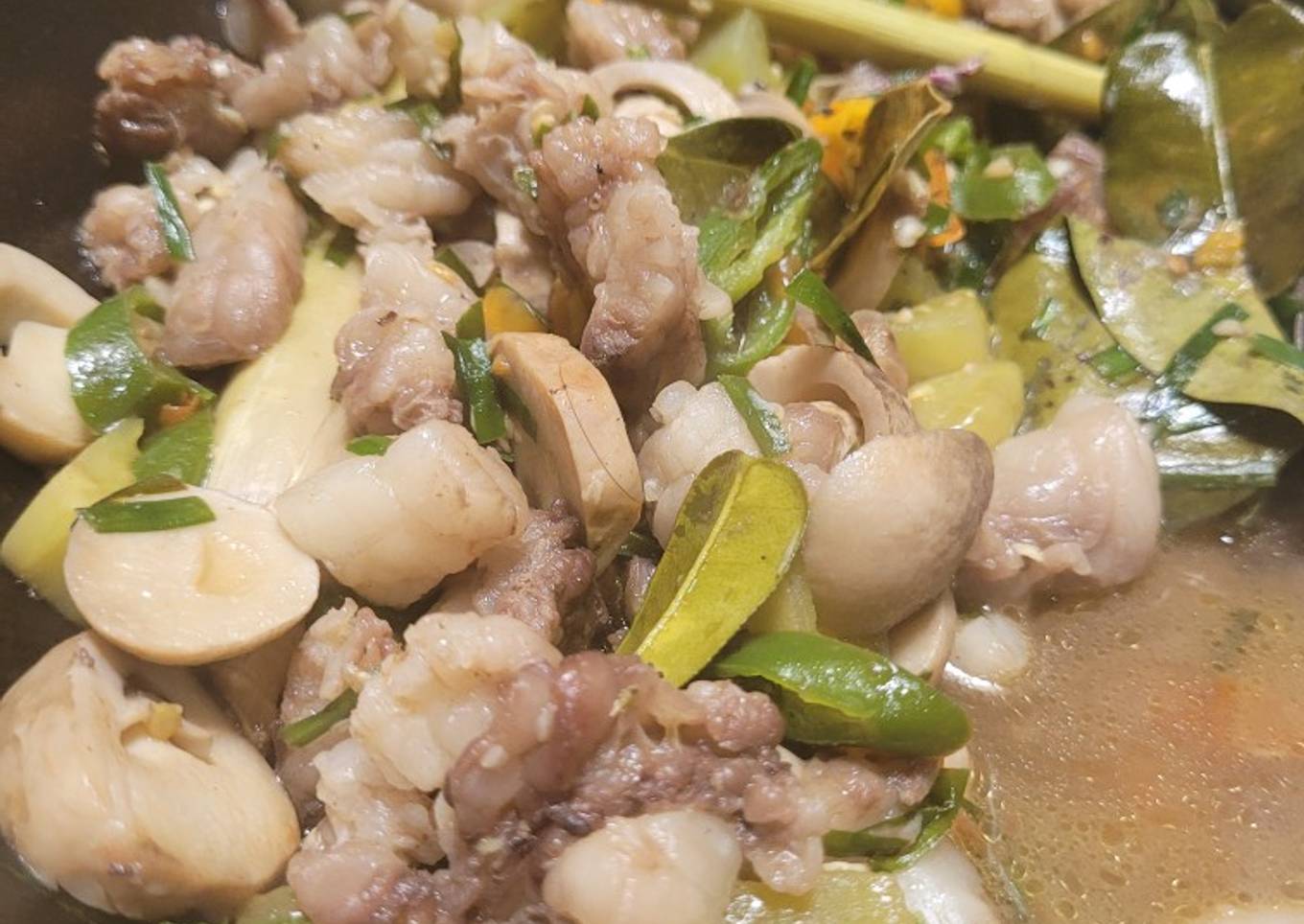 Timis Gajih jamur Kucai Cabe Ijo