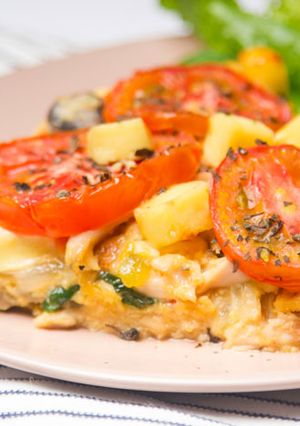 Una foto de Tortilla de polloflorentina 🤤