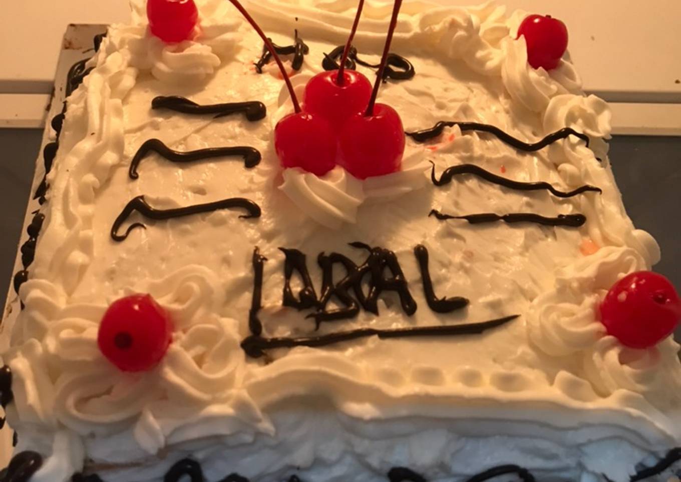 Kue ulang tahun sederhana untuk pemula