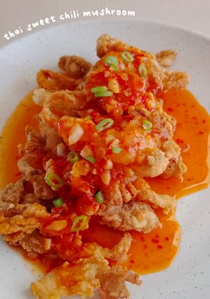 Foto resep Thai sweet chili mushroom