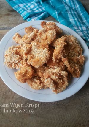 Foto resep Ayam Wijen Krispi