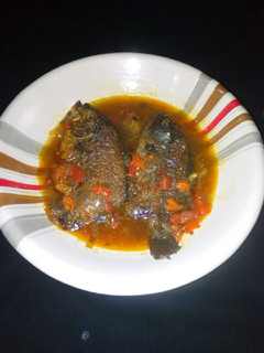 A picture of Fish pepper soup.