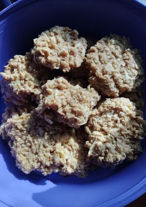Una foto de Galletitas de avena y manzana 💚