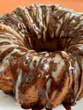 Rosca de yogur de limón con harina integral, 1-2-3 en Airfryer