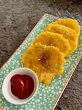 Plátano frito (patacones) 🍌