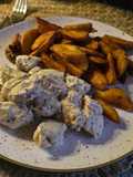 Pollo con salsa de yogur