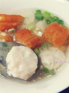 手工魚丸湯 的食譜成品照片