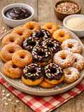 Mini donas caseras (sin molde, con poca harina)