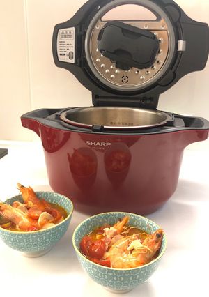 培根番茄海鮮湯這是一道非常清甜鮮味十足無須加鹽適合夏天的湯品 的食譜成品照片