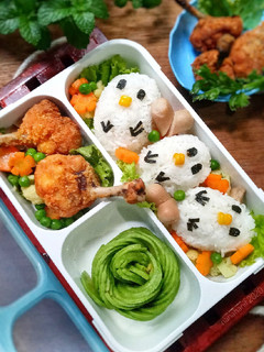 Foto resep Bento anak ayam, lunchbox