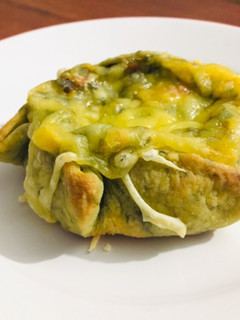 Una foto de Canastitas de espinaca 🥬 cremosa