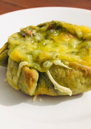 Una foto de Canastitas de espinaca 🥬 cremosa