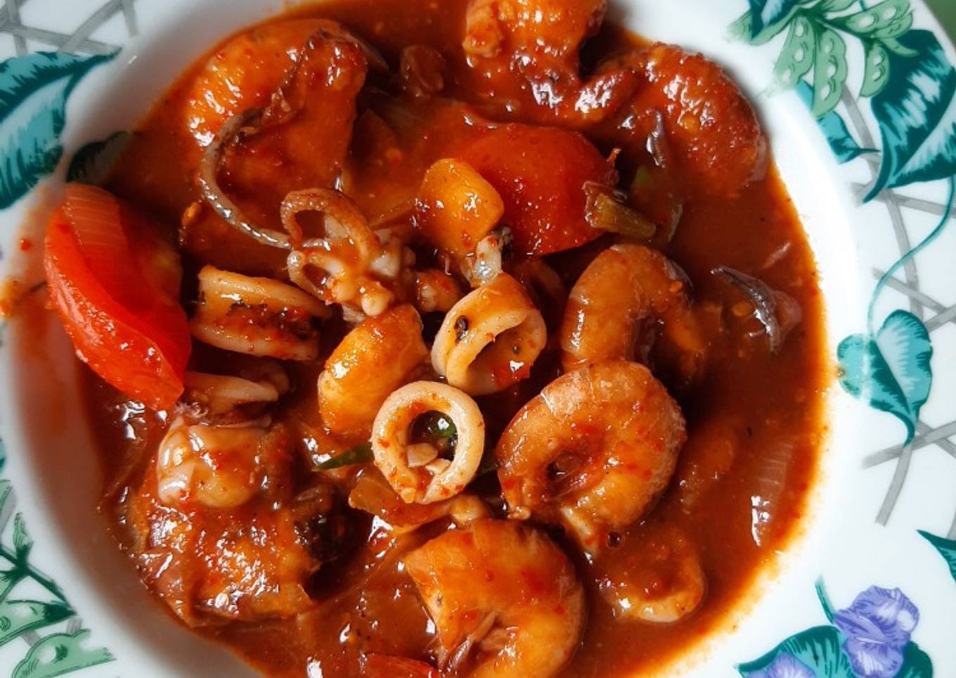 06. Cumi Udang Saus Padang