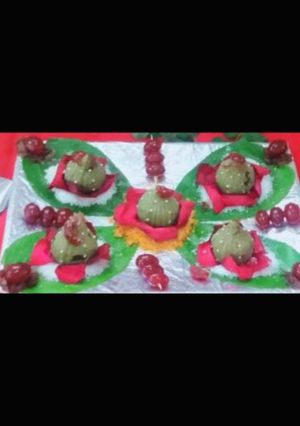 A picture of Paan modak.