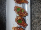 Alitas al mango picantes