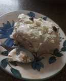 Pavê de chocolate branco e café
