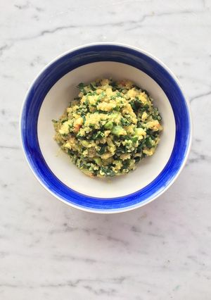 Una foto de Quinoa con Vegetales