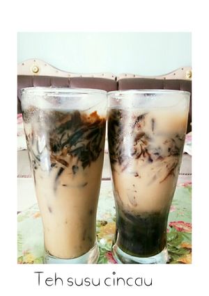 Foto resep Teh Susu cincau