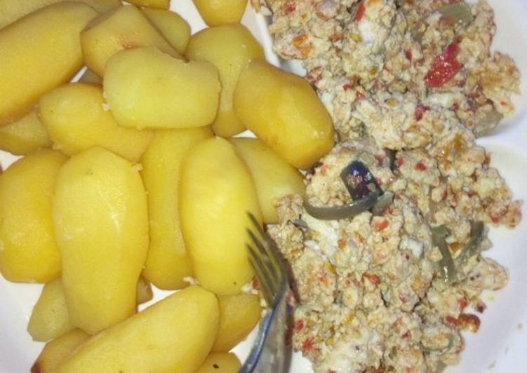 Steps to Prepare Tasty Boiled Irish and egg sauce | So Great Food Recipe From My Kitchen