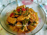 92. Tumis kikil tempe cabe hijau