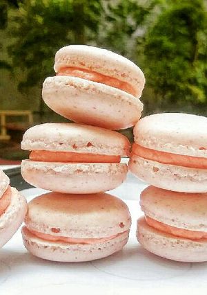 Hình của món Macaron và tips chinh phục ẻm.