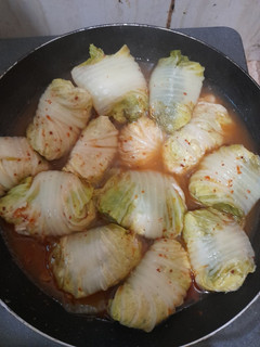 Foto resep Sawi chicken roll