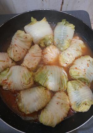 Foto resep Sawi chicken roll