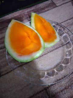 عکسی از دستور ژله در پوست هندوانه