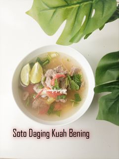 Foto resep Soto daging kuah bening