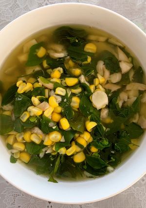 Hình của món Canh rau ngót chay.