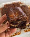 Almond Brownies Cheesecake