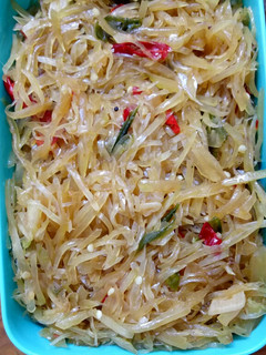 Foto resep Tumis pepaya muda (jangan gandul)
