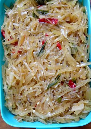 Foto resep Tumis pepaya muda (jangan gandul)