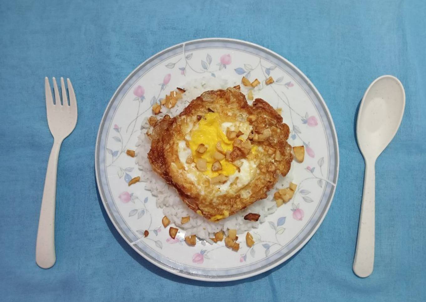 Nasi Telur Bawang Putih