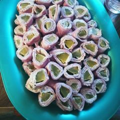 A picture of Ham Pickle Rollups.