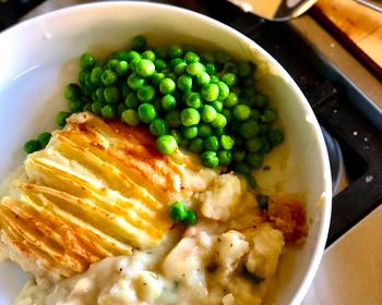 Update, Serving Recipe Fancy Fish Pie Home Style