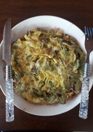 Foto resep Telur dadar pare