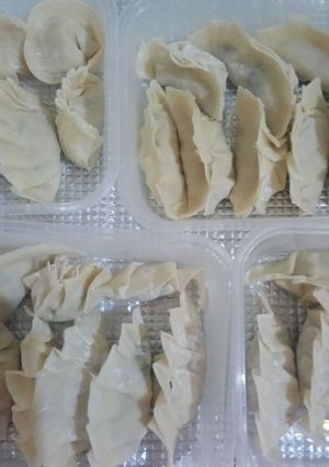 Foto resep Dumpling/gyoza/kuotie isi ayam (matang) dan kulit instan