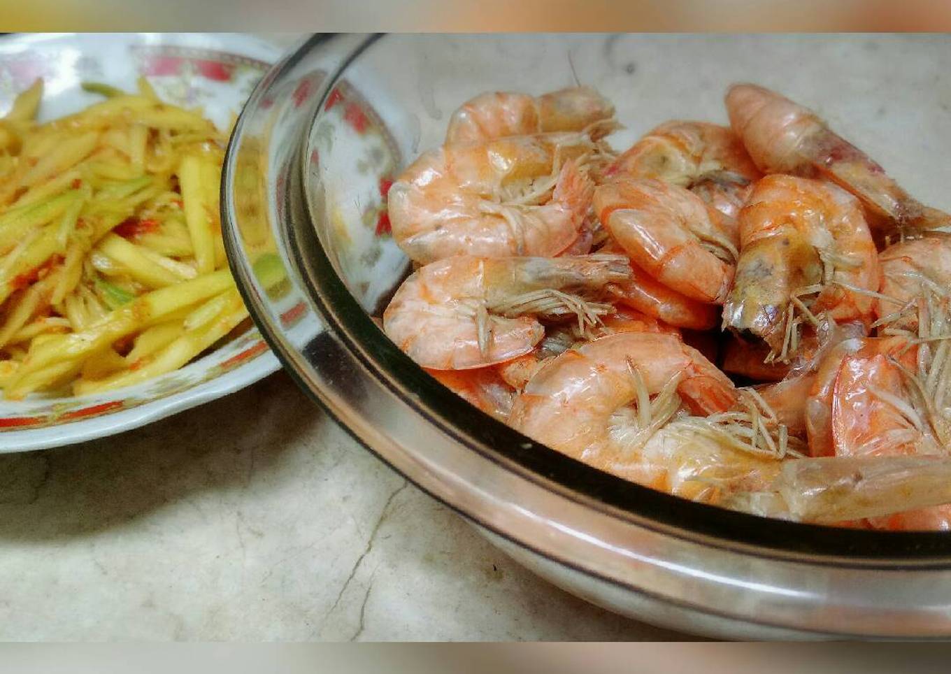 Udang Rebus Raca Mangga