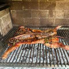 Una foto de Lechón a la parrilla