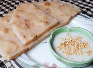 Hình của món Bánh CHUỐI hấp miền Tây.