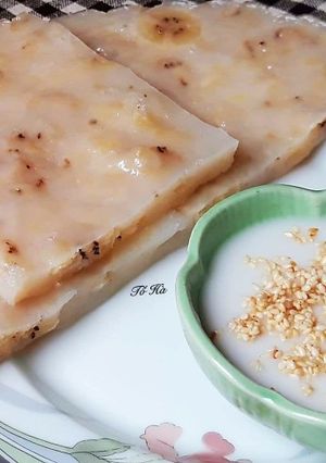 Hình của món Bánh CHUỐI hấp miền Tây.
