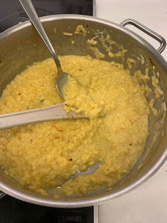Una foto de Risotto a la Milanesa