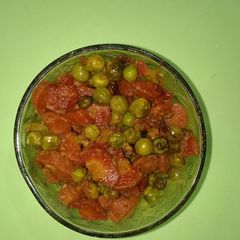 A picture of Peas and carrots veg.