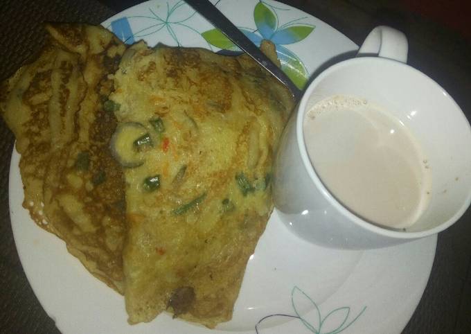 Simple Way to Prepare Thomas Keller Vegetable pancake and tea